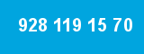 928 119 15 70